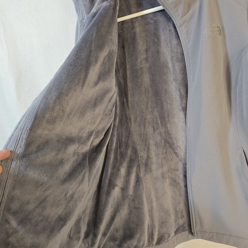 The North Face WINDWALL Full Zip Gray Jacket Lined‎ Sz Small Excellent Condition - Picture 7 of 13